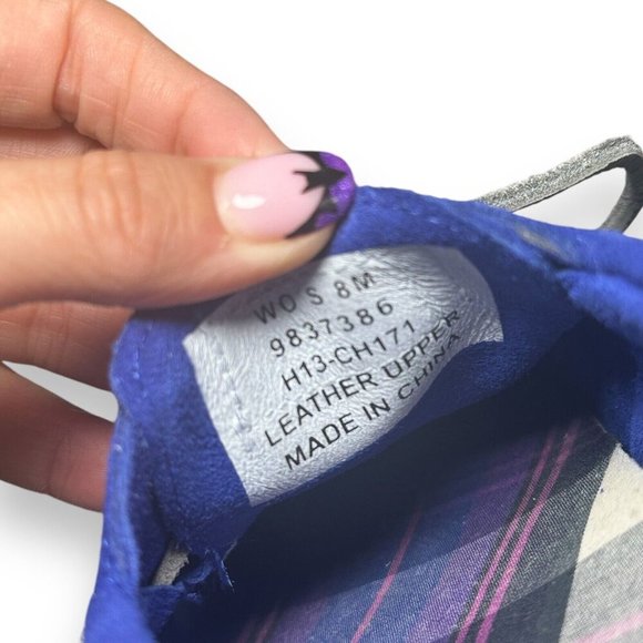 SPERRY TOP WOMENS SHOES SIZE 8 PREPPY VARSITY BLUE CANVAS FLAT TOP SIDER SNEAKER - Picture 7 of 8